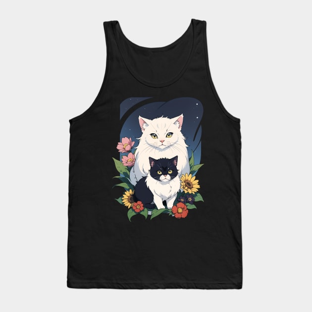 Floral Persian's Nocturne Tank Top by VerdantCreature